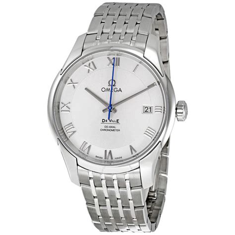 omega de ville co-axial stainless steel men's watch|omega deville automatic chronometer price.